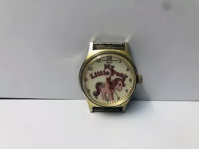 Vintage 1980s Hasbro G1 My Little Pony Pink Zeon Watch Partially Working Read • $39.60