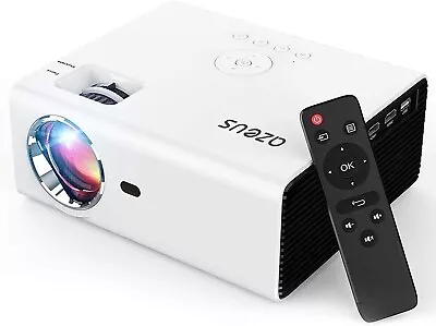 Azeus Video Projector 1080P Full HD Supported Mini Home Theater Cinema Projector • $25.99