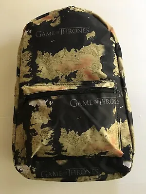 HBO ~ GAME OF THRONES ~ Bookbag Backpack ~ With Map Of Westeros Essos ~  NEW  • $19.99