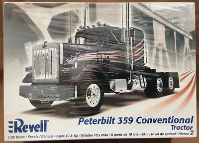 AMT Peterbilt 359 Conventional Big Rig Plastic Truck Model 1/25 #85-1506 SEALED • $39