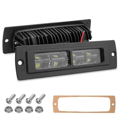 2X 7inch Flush Mount LED Work Light Bar Pods Fog Offroad Driving Flood Spot SUV • $39.98