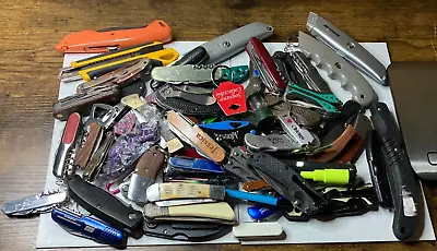 Lot Of TSA Folding Pocket Multi Tools 10+ LBS Variety Mix Knives Assorted TSA • $70