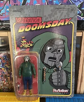 MF DOOM X SUPER7 - OPERATION: DOOMSDAY REACTION FIGURE IN HAND! • $108