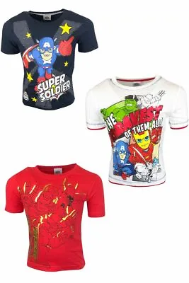 Boys Marvel Spider-Man 3 Pack Of T-shirts Tops Children's Kids Ages 3 4 6 8  • £9.99