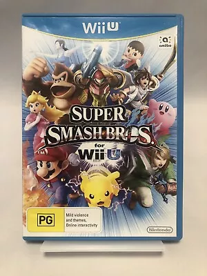 Super Smash Bros. For Wii U Nintendo Wii U Game - PAL - Free Postage • $15.95