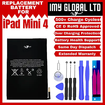 OHYESIT® Genuine Replacement Battery For Apple IPad Mini 4 A1546 5124mAh Tools • £13.95
