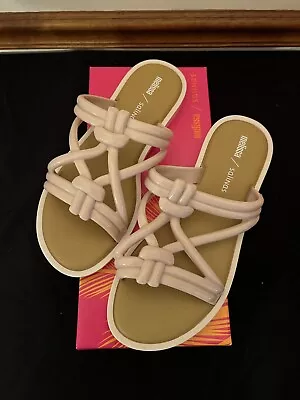 Melissa Wave + Salinas Sandals In Pink/Beige Size  (8) • $40