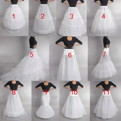 Prom Dress Bridal Slip Hoop Skirt Wedding Petticoat Underskirt CrinolineUmbrella • $45.66