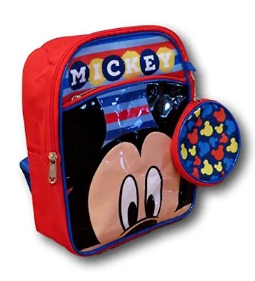 Disney Mickey Mouse 10  Toddler Backpack With Coin Purse • $12.89