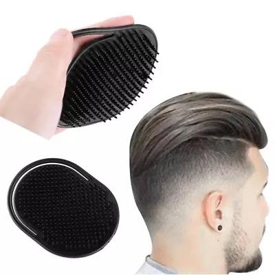 Pocket Hair Comb Brush For Men Beard Mustache Palm Scalp Massage Shampoo Travel • £2.99