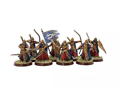 ELVEN GALADHRIM LORIEN 8 Lord Of The Rings Warhammer 28mm Painted MESBG HOBBIT • £48