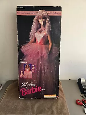 🔥My Size Barbie Life Size 3 Feet Tall Ballerina Doll Mattel 1992 Vintage #2517 • $99.90