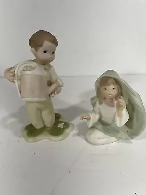 Lot 2 LLADRO GOLDEN MEMORIES LITTLE DREAMER DAISA 1992 SPAIN Boy Girl REPAIRED • $16.09