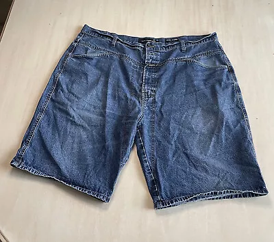 Vintage Marithe Francois Girbaud Shorts Mens 46 Blue Baggy Denim Loose Y2K 11  • $33.88