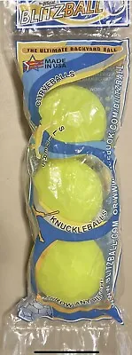 3-Pack BLITZBALL Plastic Baseball Training Blitz Ball Dude Perfect Curve Swerve • $13.43