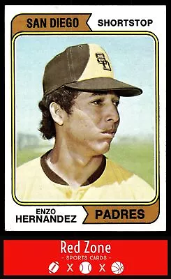 1974 Topps - #572 Enzo Hernandez EX • $0.99