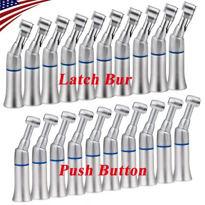 NSK Style Dental Slow Low Speed Handpiece Push Button/Latch Contra Angle E-type • $15.99