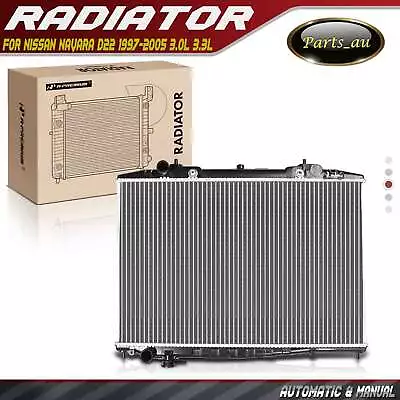 Radiator For Nissan	Navara D22 1997-2005 3.0L ZD30 3.3L VG33E Automatic / Manual • $127.99