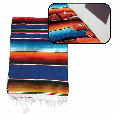 $59.95 • Buy Hot Rod Interior Kit - Blue Authentic Mexican Indian Blanket VPAINTBL Custom
