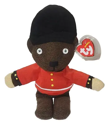Ty Beanie Baby - MR. BEAN (Guardsman / Guard)(UK Exclusive) Teddy Bear NEW MWMT • $15.90