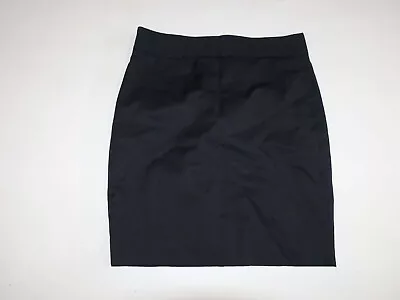 J. Crew Women's Straight Pencil Skirt Size 4 Petite NWT Black Wool Blend 4P • $29.99