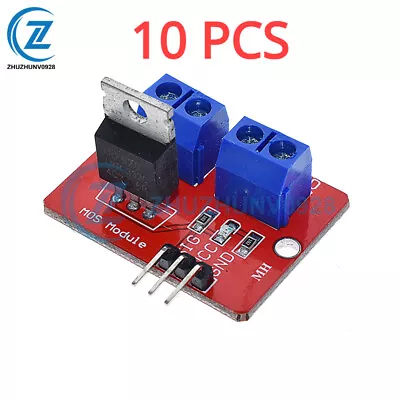 10PCS IRF520 MOS Driver Module 0-24V Mosfet Button For Arduino ARM Raspberry Pi • $5.88