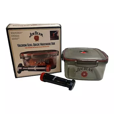 Jim Beam Vacuum Seal Quick Marinade With Box Air Sealer Pump New  • $14.40