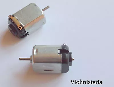 2 X Mini Small Electric DC Motor (type 130) 3V-6V  5000-10000 Rpm  UK SELLER • £3.95