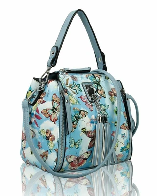 £13.99 • Buy Womans Ladies Shoulder Handbag Medium Faux Leather Cross Body Butterfly Print Uk