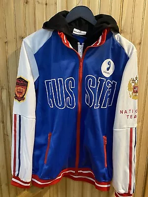 $34 • Buy Russia National Forward Team Football Soccer Zip Up Track Jacket Small Hellofon