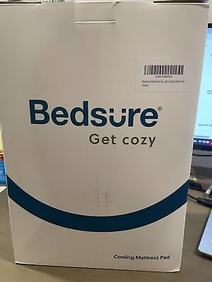 Bedsure Full Size Cooling Mattress Pad Blue 54  X 75  X 18  • $24.99