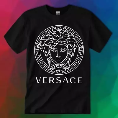 LIMITED!!Versace Logo Unisex T-shirt Size S-5XL PRINTED FANMADE Multi Color • $26.90