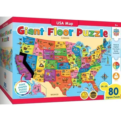 Explorer - Usa Map 80 Piece Floor Puzzle • $19.17