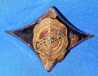 Vintage 1936 Chrysler Airsteam Airflow Vee-Shaped Radiator Grille Emblem Export • $199.99