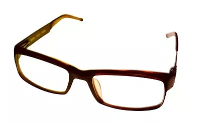 Tumi Brown Carbon Fiber Mens Rectangle Eyewear Frame T310 55mm • $74.99