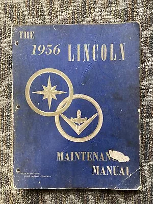 1956 Lincoln Automotive Shop Maintenance Manual • $29.97