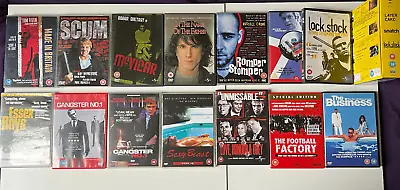 15x British Crime Gangster DVD Bundle Joblot  Football Hooligan Boxset Uk • £20