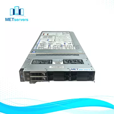 Dell MX740c Blade Server 2x Gold 6262 24C 384GB DDR4 6x Trays XV710-DA2 • $2232.99