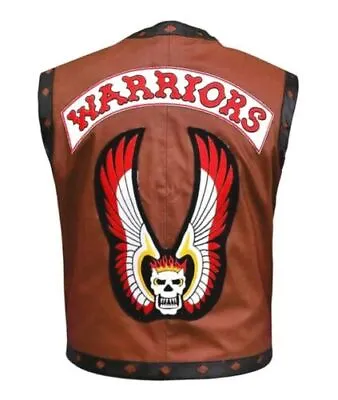 The Warriors Movie Real Leather Vest/Jacket - Best For Biker Specially Halloween • $124.99