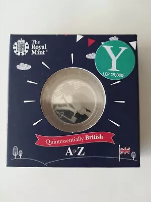 Y Yeoman 10p Royal Mint 2018 UK 10p Silver Proof Coin British Coin Hunt New • £18.94