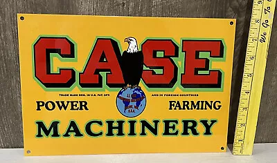 Case Power Farming Machinery Metal Sign Agriculture Tractor IH Gas Oil Eagle • $59.99