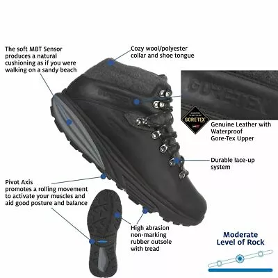 MBT WOMEN'S MT ALPINE Gore-Tex Hiking Boot (Winter Comfort Waterproof 4 Color) • $299.95