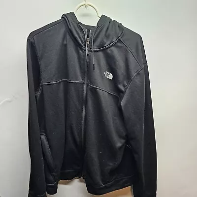 The North Face Full Zip-Up Men's Hoodie Black Size Large Light Jacket Outdoor • $19.99