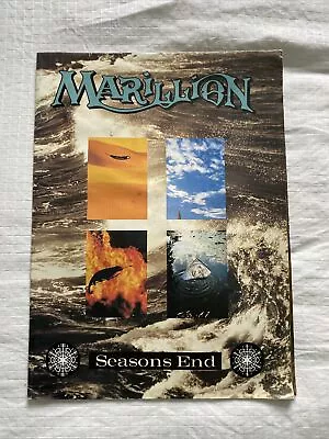 1998 Marillion Seasons End Tour Programme Poster Book Rare Pop Rock Collectable • £19