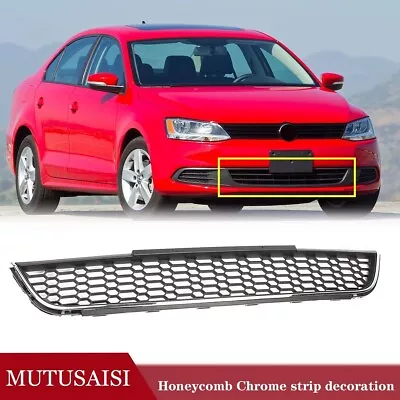 Fit For VW Jetta MK6 VI 11-14 Front Bumper Lower Center Grille Honeycomb Grill • $46.52