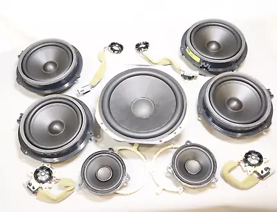 09-15 Jaguar X250 XF XFR XFR-S Front & Rear Meridian Premium Speaker Set OEM • $350