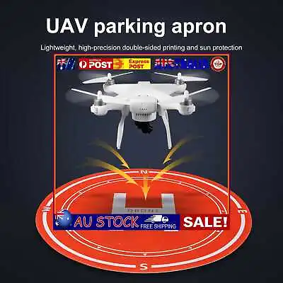 $8.49 • Buy 50cm Drone Landing Pad Foldable Felt Drone Parking Apron Non-fading UAV Supplies