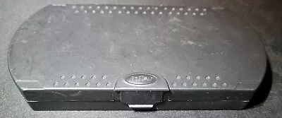 $14.99 • Buy Intec Black Hard Travel PSP Playstation Portable 4 Disc UMD Case+2 Memory C G/VG