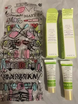 New Mary Kay Satin Lips Gift Set White Tea & Citrus Shea Butter Balm & Scrub • $16.95