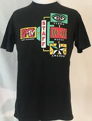 MTV 1991 Video Music Awards VMA Staff Shirt Size XL Rare Vintage Original • $150